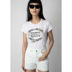 Zadig & Voltaire T-shirt  Woop Insignia Size Medium